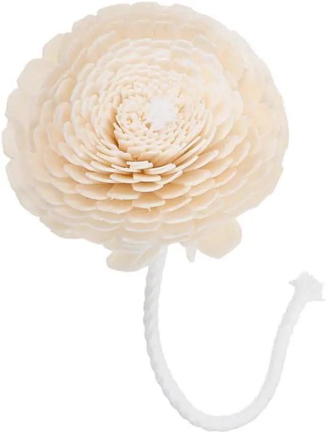 Main image of NOLITOY Diffuser Mixed Sola Flowers, Natural Material Cotton Reed Wood Flowers Decorative Refill Wood Diffuser with Rope