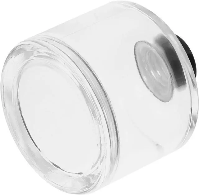 Alt view image 3 of 6 - HARFINGTON 150ml/5oz Empty Glass Diffuser Bottle 3.1" x 3.1" Refillable Fragrance Accessories Aromatherapy Jar Container for Replacement Reed Diffuser DIY Home Bathroom Transparent