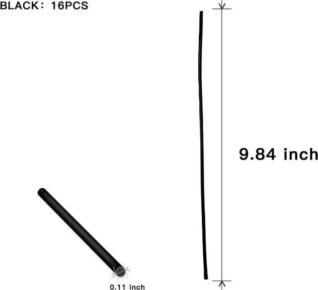 Alt view image 2 of 6 - 15PCS Natural Reed Diffuser Sticks - Strong Scent for Large Rooms, Bathroom & Bedroom. Ideal Housewarming Gift, Coffee Table Decor, Black+True