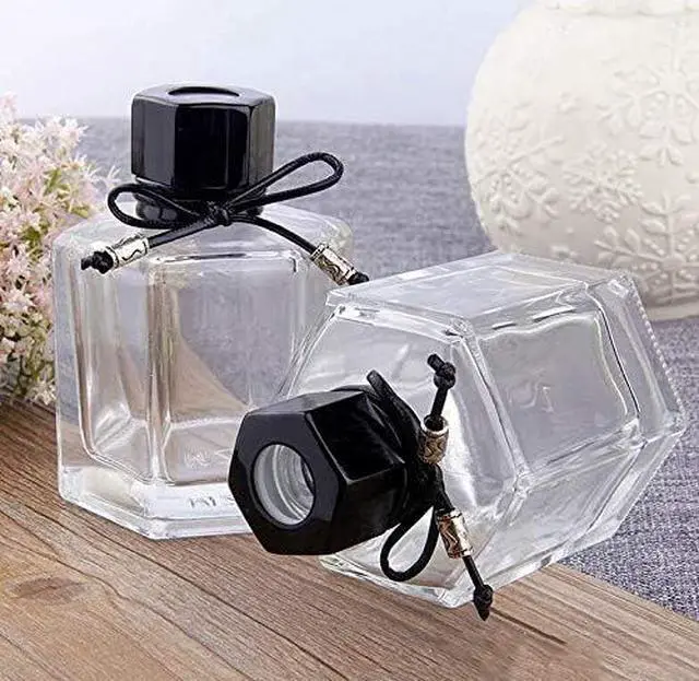 Alt view image 2 of 7 - 1Pcs 150ml 5 fl oz Empty Refillable Clear Glass Diffuser Bottle Aromatherapy Diffuser Jar Container Fragrance Accessories Use for DIY Replacement Reed Diffuser Sets Essential Oils Craft Decor