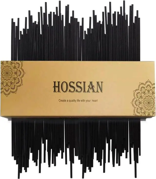 Main image of HOSSIAN Reed Diffuser Sticks,-Diffuser Sticks-Reed Diffuser- Reed Sticks Aroma Diffuser Sticks for Aroma Fragrance(Black Fibre 7.87inch*3.5mm 100PCS)