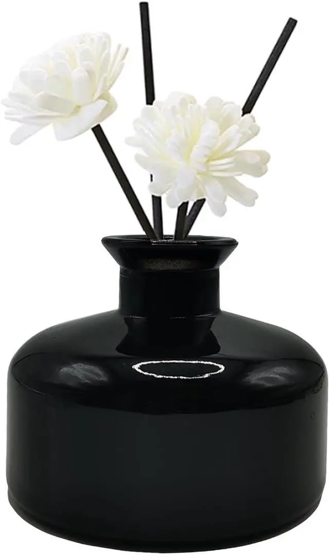 Main image of ericotry 1Pcs 200ml/6.7oz Empty Refillable Glass Diffuser Bottles Aromatherapy Jar Container Fragrance Accessories Use for DIY Replacement Diffuser Sticks Sets Essential Oils Crafts Decor
