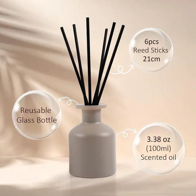 Alt view image 3 of 7 - Reed Diffuser Set,Berry Zest Scented,100ml(3.38 oz)