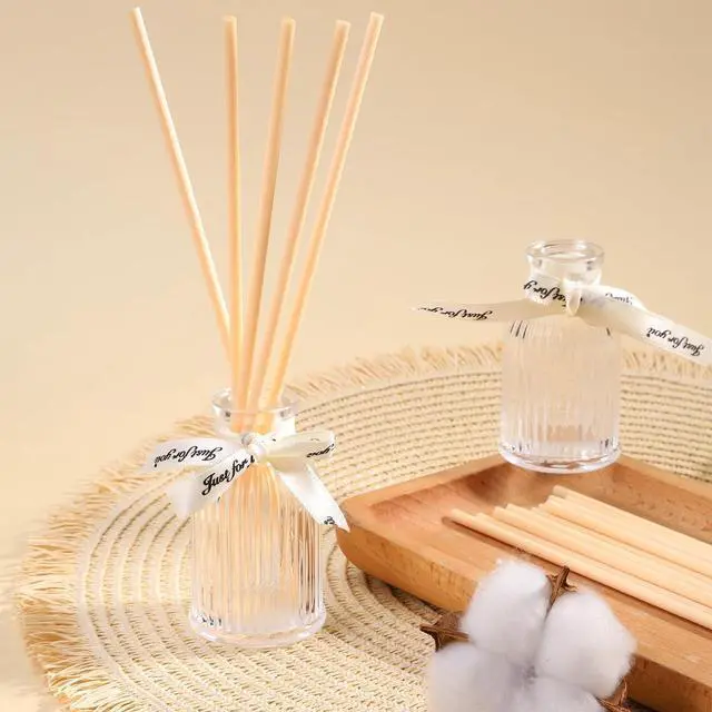 Alt view image 2 of 7 - 100 PCS 3mm Reed Diffuser Sticks for Aroma, 10 Inch 7 Inch Essential Oil Natural Rattan Wood Sticks Set for Home Office Room Fragrance