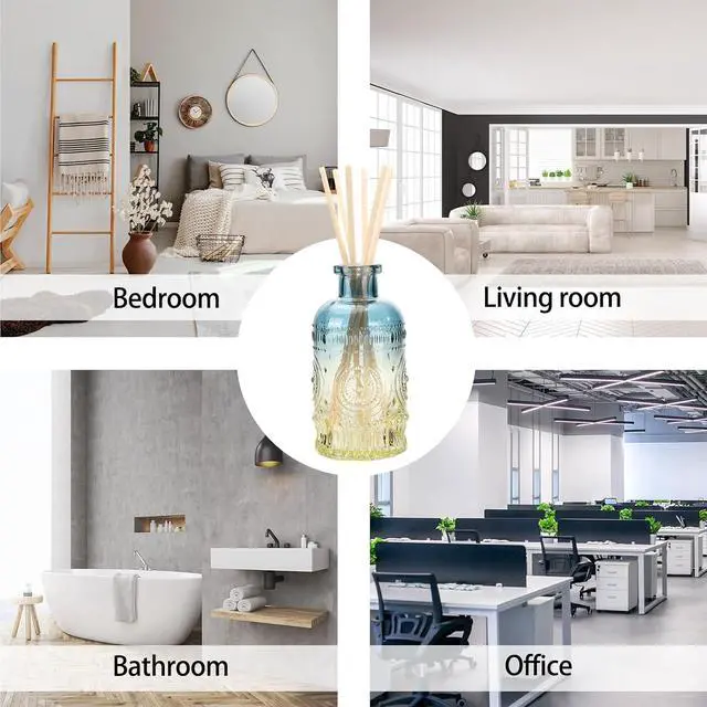 Alt view image 4 of 7 - 100 PCS 3mm Reed Diffuser Sticks for Aroma, 10 Inch 7 Inch Essential Oil Natural Rattan Wood Sticks Set for Home Office Room Fragrance