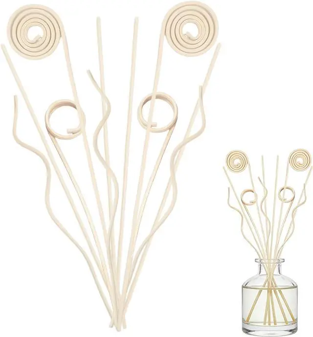 Main image of 10PCS Reed Diffuser Sticks - Rattan Reed Diffuser Sticks Natural Rattan Wood Essential Oil Diffuser Sticks, Keep Fragrance Scent for Home, Living Room, Bathroom, Bedroom, Office, Decor