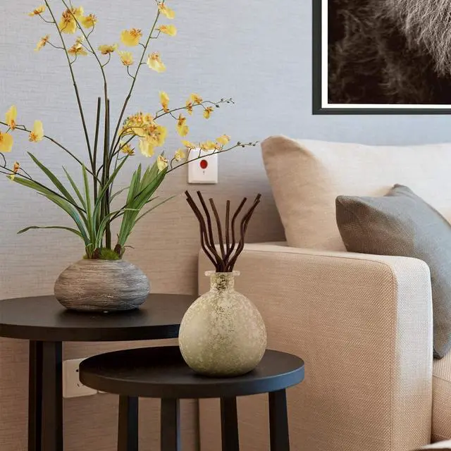 Main image of 7Inch 100 Pcs Brown Wavy Rattan Reed Diffuser Sticks Fragrance Diffuser Replacement Refill Sticks