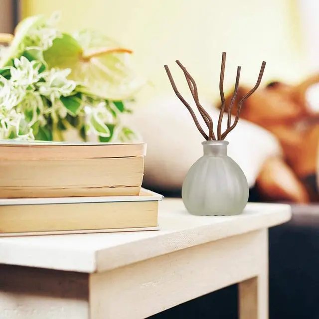 Alt view image 2 of 5 - 7Inch 100 Pcs Brown Wavy Rattan Reed Diffuser Sticks Fragrance Diffuser Replacement Refill Sticks