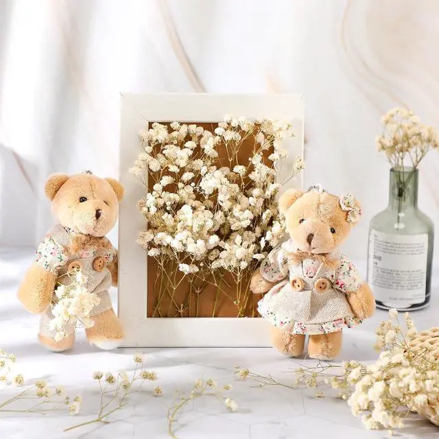 Alt view image 3 of 7 - Fumete 50 Pcs Mini Dried Baby Breath Flowers Dried Flowers for Wedding