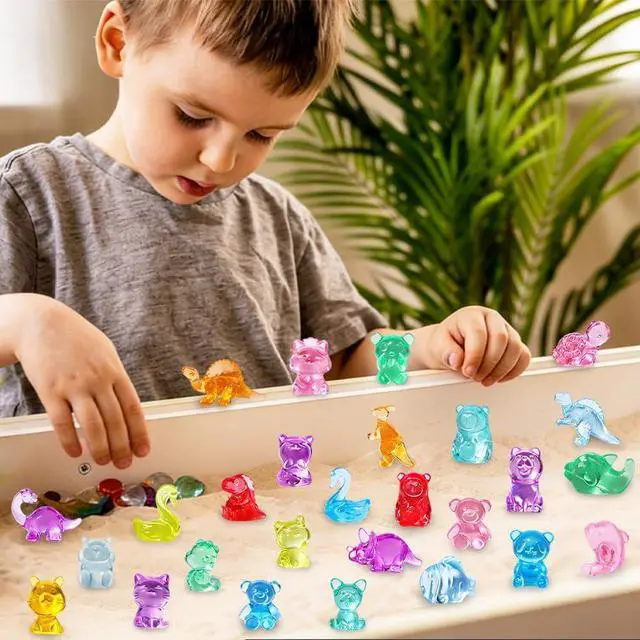 Alt view image 4 of 7 - DIYDEC 180Pcs Mini Resin Animal 50 Styles Tiny Resin Figurines to Hide
