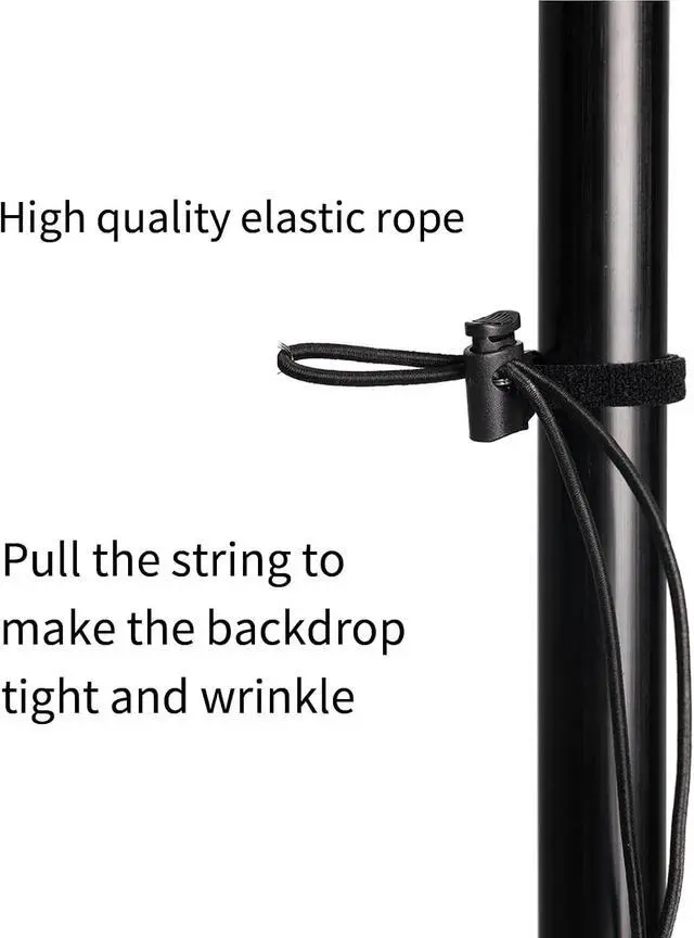 Alt view image 7 of 7 - Background Backdrop Clips Clamps Holder for Photo Video Studio,12 Pack,Black