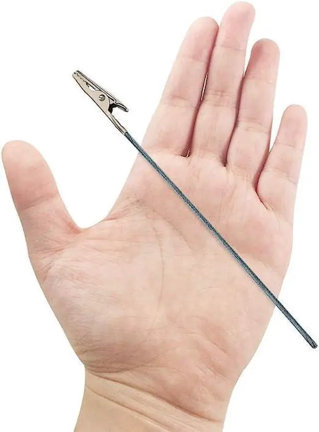 Alt view image 4 of 4 - 50 Pcs Metal Wires Alligator Clips Long Tail - Photo Clips 6 Inch (150mm)