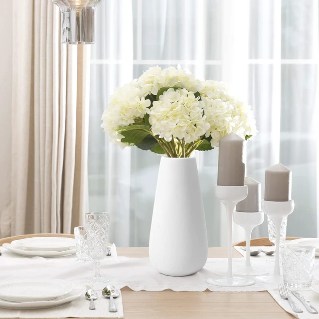 Alt view image 7 of 7 - DECORPIA Premium Ceramic Vase for Pampas Grass - Flower Vase for Home Decor, Minimalism Style for Modern Table Shelf, Vases for Flowers for Kitchen Living Room Centerpieces, Office Desk Vase (Medium)