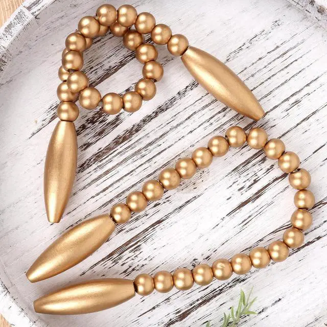 Alt view image 7 of 7 - 2 Pack Twist Curtain Tie Backs, Boho Curtain Holdbacks Gold