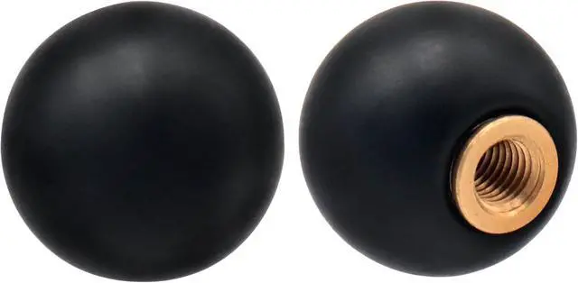 Main image of Antrader Black Ball Lamp Finial with Internal Thread,Fit Both 3/8" & 1/4-27