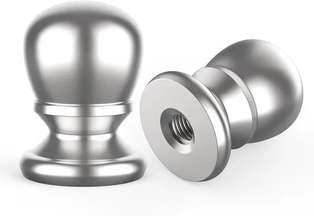 Main image of 2 Pcs Ball Lamp Finial Caps, 1/4-27 Inch Threaded