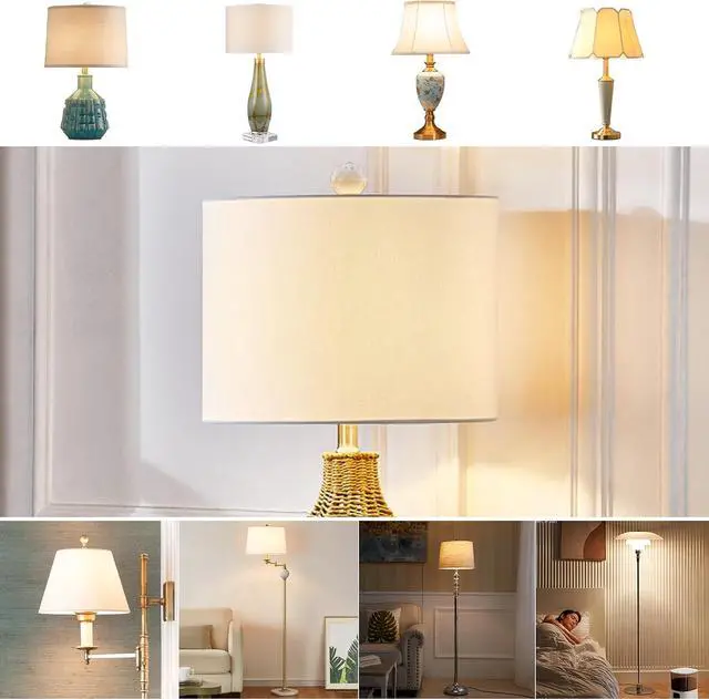 Alt view image 6 of 7 - 2 Pieces Crystal Lamp Finial Decorative Top Accessories Cap Knob
