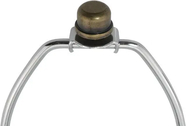 Alt view image 3 of 6 - 2pcs Solid Lamp Finials Caps Tapped of Tops for Lamp Shade Holder Harp Lamp Finial Knob Lamp Accessories, Bronze
