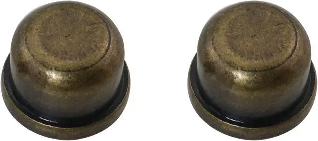 Alt view image 4 of 6 - 2pcs Solid Lamp Finials Caps Tapped of Tops for Lamp Shade Holder Harp Lamp Finial Knob Lamp Accessories, Bronze
