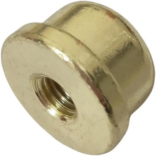 Alt view image 5 of 7 - Solid Lamp Finials Caps Tapped of Tops for Lamp Shade Holder Harp Lamp Finial Knob Lamp Accessories, Gold 2pcs Screw Thread Standard 1/4-27In