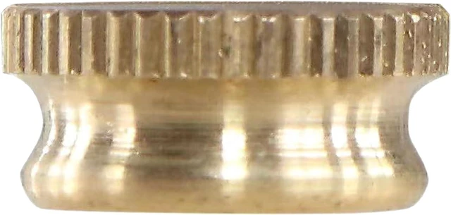 Alt view image 2 of 3 - Aspen Creative 21059-06-4, Lamp Lock-Up Caps 4Pcs/Pack Steel Brass Cap/Brass Finish