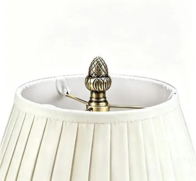 Alt view image 4 of 4 - 1pcs Solid Lamp Finial Brass Lamp Finial Cap Knob Lamp Decoration for Lamp Shade/Tiffany Style Lamp (Bronze)