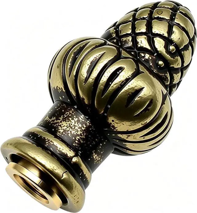 Main image of 1pcs Solid Lamp Finial Brass Lamp Finial Cap Knob Lamp Decoration for Lamp Shade/Tiffany Style Lamp (Bronze)