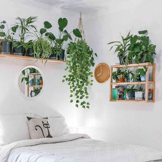 Alt view image 2 of 7 - Uieke 2Pcs Fake Plants for Outside Fake Plant Decor 3.1ft Artificial Hanging Plants Fake Ivy Vine Faux Greenery Vine Plant for Home Room Wall Pot Hanging Planter Indoor Outdoor Décor
