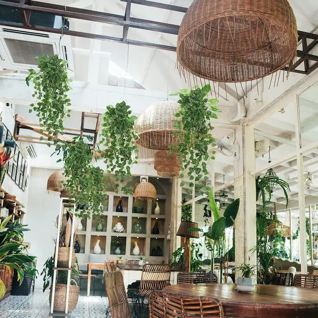 Alt view image 5 of 7 - Uieke 2Pcs Fake Plants for Outside Fake Plant Decor 3.1ft Artificial Hanging Plants Fake Ivy Vine Faux Greenery Vine Plant for Home Room Wall Pot Hanging Planter Indoor Outdoor Décor