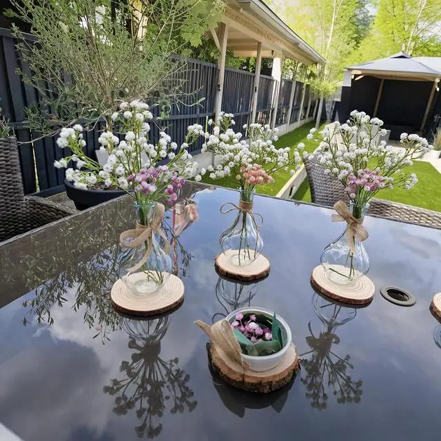 Alt view image 5 of 7 - 6-Pcs 21 Secure-Stem Realistic Artificial White Babys Breath (Gypsophila) Flowers with No-Shedding Design Perfect for Wedding Centerpieces, Home Decor & Vase Fillers