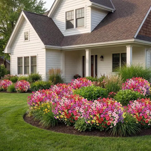 Alt view image 7 of 7 - Artificial Flowers for Outdoors (12, Mix 6color)