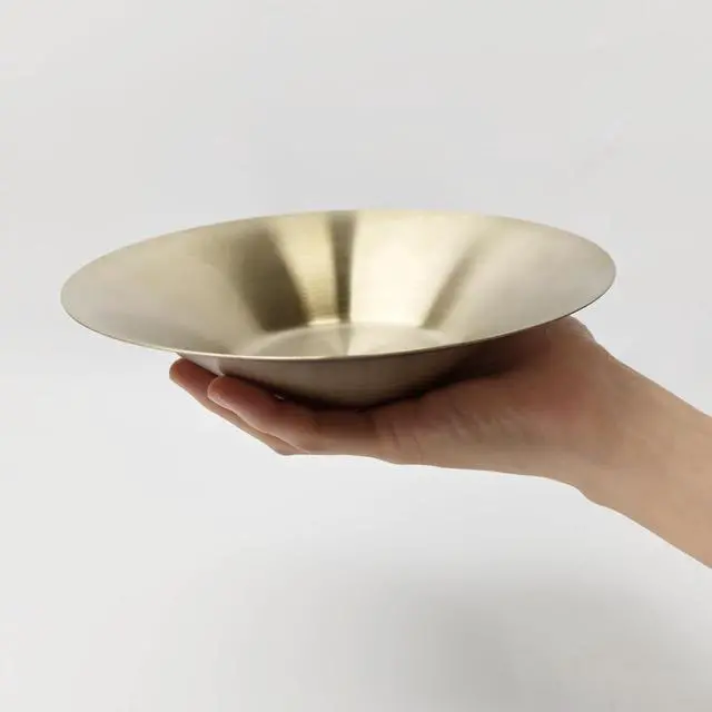 Alt view image 2 of 7 - Gold Catch All Bowl for Entryway Table