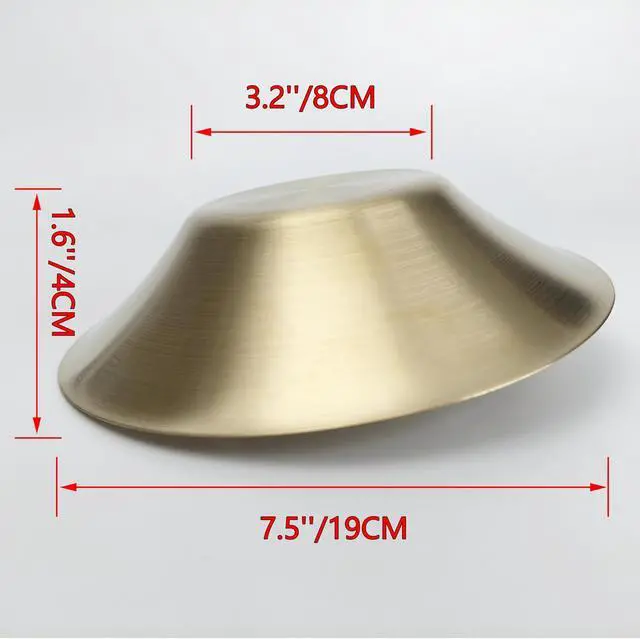 Alt view image 3 of 7 - Gold Catch All Bowl for Entryway Table