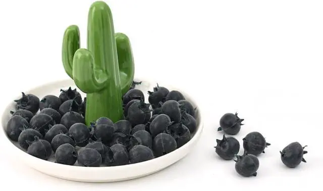 Alt view image 7 of 7 - Artificial Blueberry, 50Pcs Fake Blueberry Lifelike Blueberries Simulation Blue Berries Fake Fruit for DIY Craft Home Kitchen Cabinet Food Photography Props