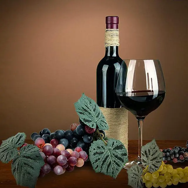 Alt view image 7 of 7 - 3 Bunches Realistic Fake Grapes Lifelike Artificial Grapes for Decoration