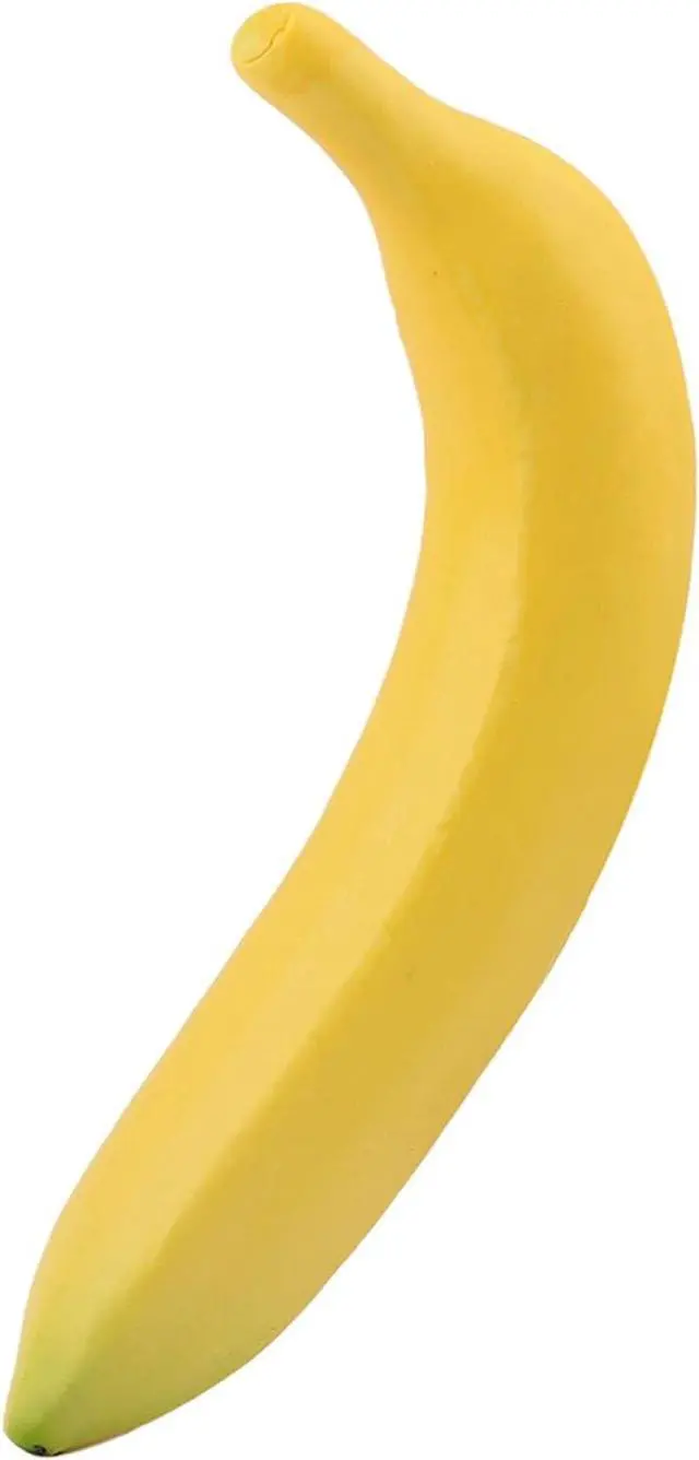 Main image of EKDJKK Artificial Fake Fruit, Realistic Artificial Banana, Lifelike Plastic Foam Simulation Fruit Decorative, Fake Food Model, Display Photography Props for Kitchen, Wedding, Home Party Decor