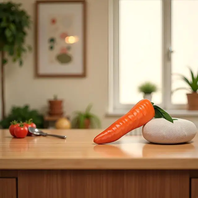 Alt view image 2 of 7 - 1Pc Orange Artificial Vegetables Decorative Reusable Plastic Carrot Home Decor Excellent Quality and Popular Design, Artificial Plants and Flowers