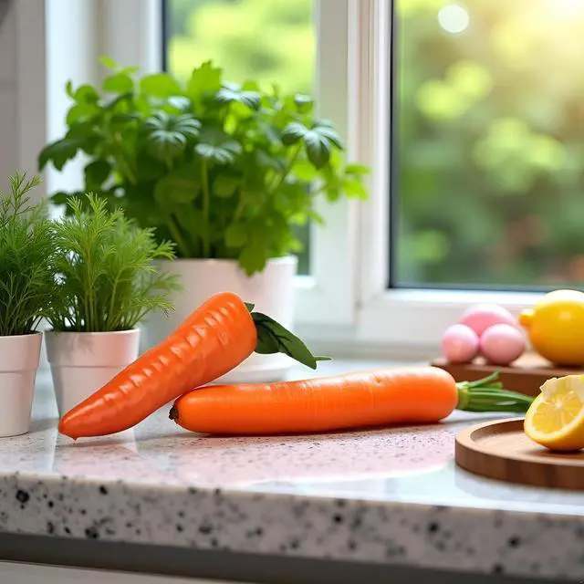 Alt view image 3 of 7 - 1Pc Orange Artificial Vegetables Decorative Reusable Plastic Carrot Home Decor Excellent Quality and Popular Design, Artificial Plants and Flowers