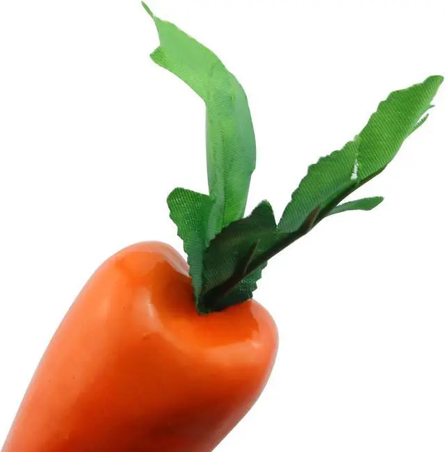 Alt view image 4 of 5 - Tegg Artificial Carrot 3PCS Simulation Carrots Artificial Vegetables for Party Home Kitchen