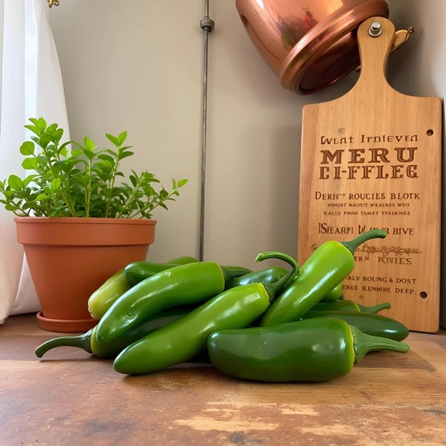 Alt view image 6 of 6 - Fake Pepper, 10Pcs Green Pepper Simulation Lifelike Hot Chili for Home Kitchen Party Pub Decoration Cabinet Ornament