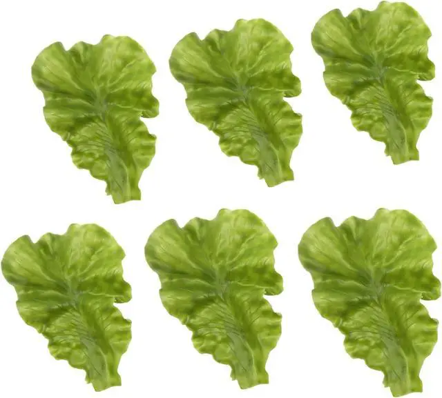 Main image of 6PCS Realistic Fake Lettuce Food for Display