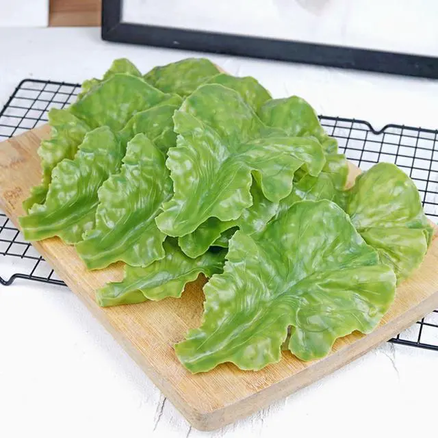 Alt view image 4 of 5 - 6PCS Realistic Fake Lettuce Food for Display