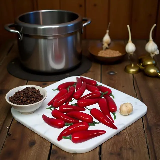 Alt view image 2 of 7 - 20Pcs Artificial Red Chili Peppers, Realistic Plastic Food Props