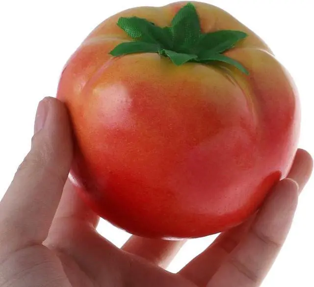 Main image of 1 Pc Simulation Artificial Tomato Plastic Fault Fake Fruit Home Party Decor Artificial Vegetables and Fruit Home Décor Products