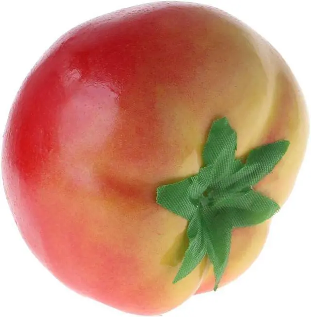 Alt view image 4 of 6 - 1 Pc Simulation Artificial Tomato Plastic Fault Fake Fruit Home Party Decor Artificial Vegetables and Fruit Home Décor Products