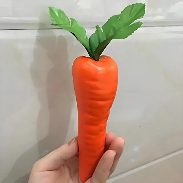 Alt view image 5 of 6 - Lifelike Carrot, Artificial Vegetables Decorative, Reusable Plastic Carrot, Home Decor, Artificial Plants