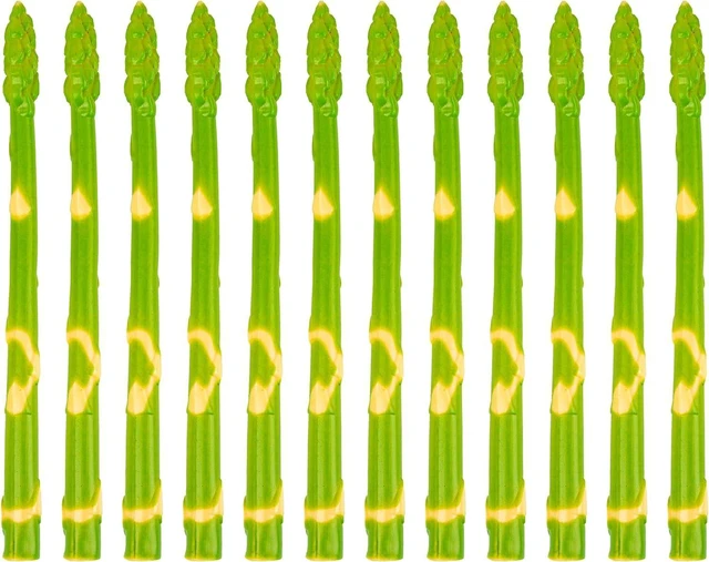 Main image of Framendino, 12 Pack Artificial Asparagus Fake Simulated Vegetables Realistic Food Model Lifelike Props for Display Photography