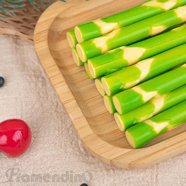 Alt view image 7 of 7 - Framendino, 12 Pack Artificial Asparagus Fake Simulated Vegetables Realistic Food Model Lifelike Props for Display Photography