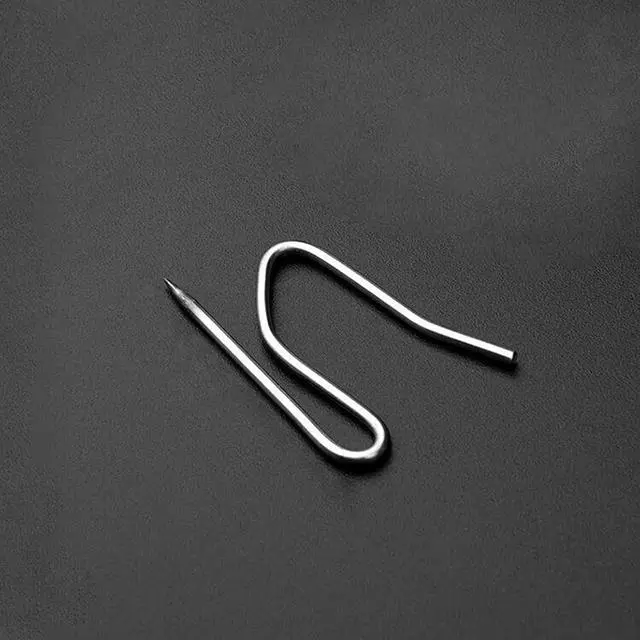 Alt view image 6 of 7 - Sopito 58Pcs Curtain Hooks for Door Window Shower Curtain, Silver White