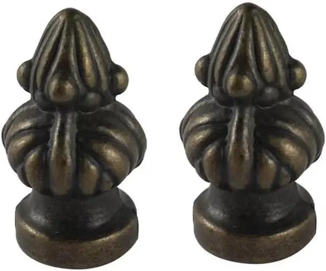 Main image of 2 Packs Lamp Finial Cap Knob Lamp Decoration for Lamp Shade1-3/8 Inch Antique Bronze Cap Knob Lamp Shade Finial Decoration Accessories(Small Size)